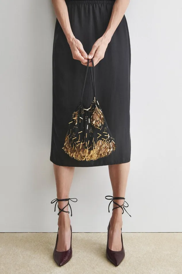 Rachel Comey Clutches Handbags Crossbody Women Hibiscus Fringe Bag Black Rachel Comey Clutches Handbags Crossbody Women Hibiscus Fringe Bag Black