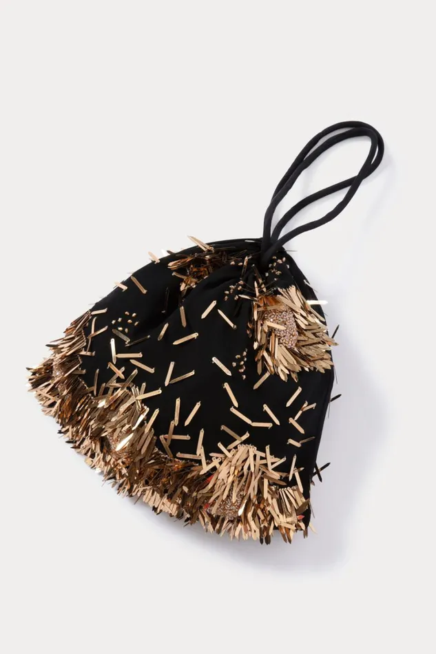 Rachel Comey Clutches Handbags Crossbody Women Hibiscus Fringe Bag Black Rachel Comey Clutches Handbags Crossbody Women Hibiscus Fringe Bag Black