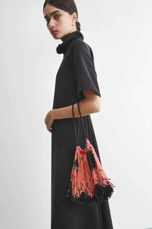 Rachel Comey Clutches Handbags Crossbody Women Hibiscus Fringe Bag Black Rachel Comey Clutches Handbags Crossbody Women Hibiscus Fringe Bag Black