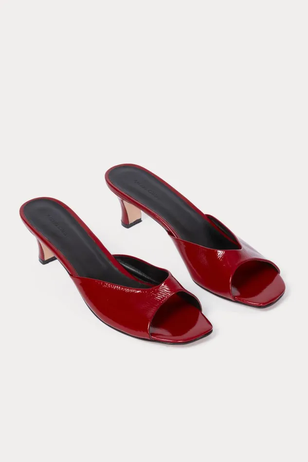 Rachel Comey Heels Women Taro Heel Scarlet Rachel Comey Heels Women Taro Heel Scarlet