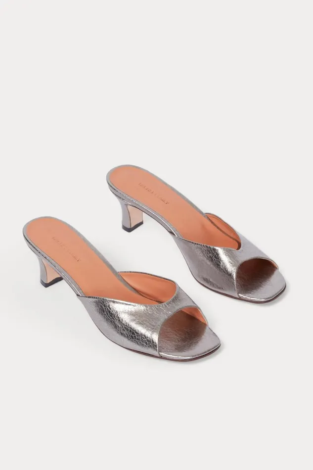 Rachel Comey Heels Women Taro Heel Silver Rachel Comey Heels Women Taro Heel Silver