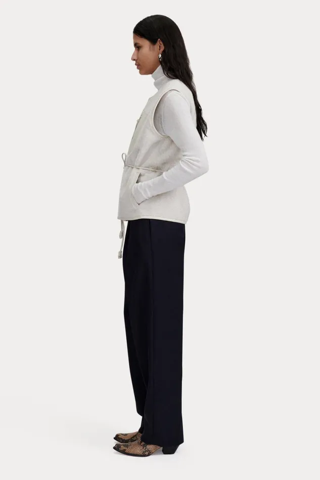 Rachel Comey Jackets Outerwear Women Oliver Vest Ivory Rachel Comey Jackets Outerwear Women Oliver Vest Ivory