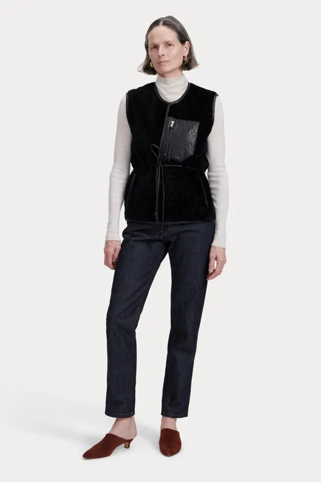 Rachel Comey Jackets Outerwear Women Oliver Vest Ivory Rachel Comey Jackets Outerwear Women Oliver Vest Ivory