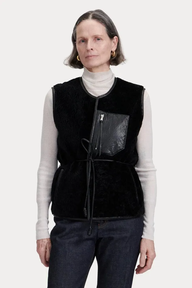 Rachel Comey Jackets Outerwear Women Oliver Vest Ivory Rachel Comey Jackets Outerwear Women Oliver Vest Ivory