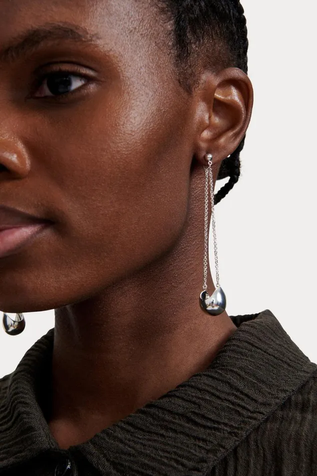 Rachel Comey Jewelry Women Burgee Earring Silver Rachel Comey Jewelry Women Burgee Earring Silver