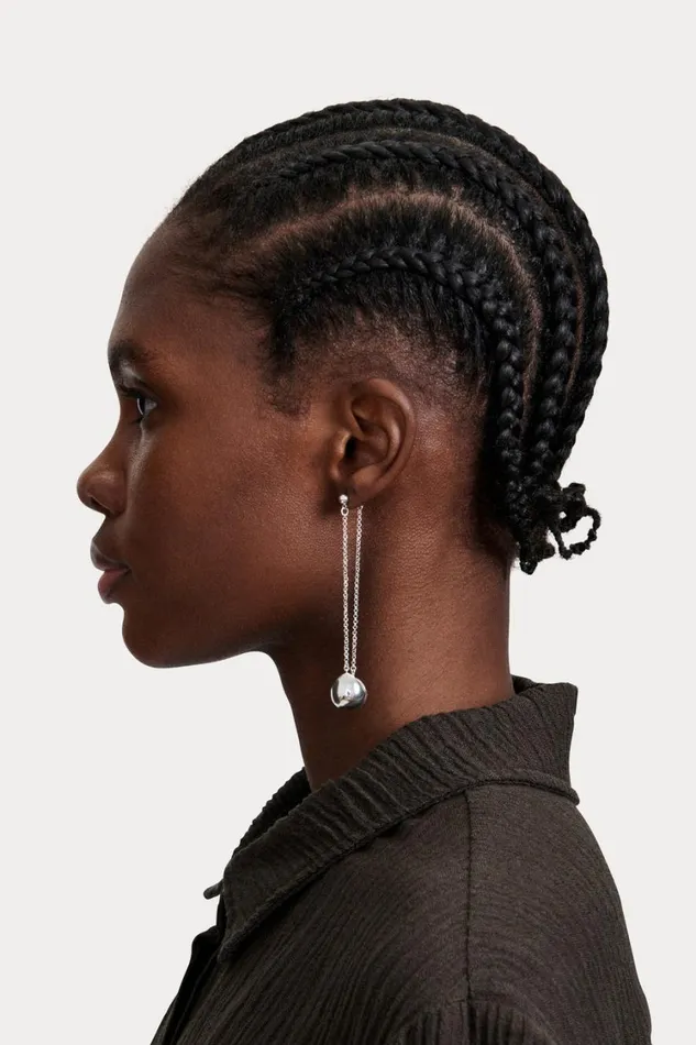 Rachel Comey Jewelry Women Burgee Earring Silver Rachel Comey Jewelry Women Burgee Earring Silver