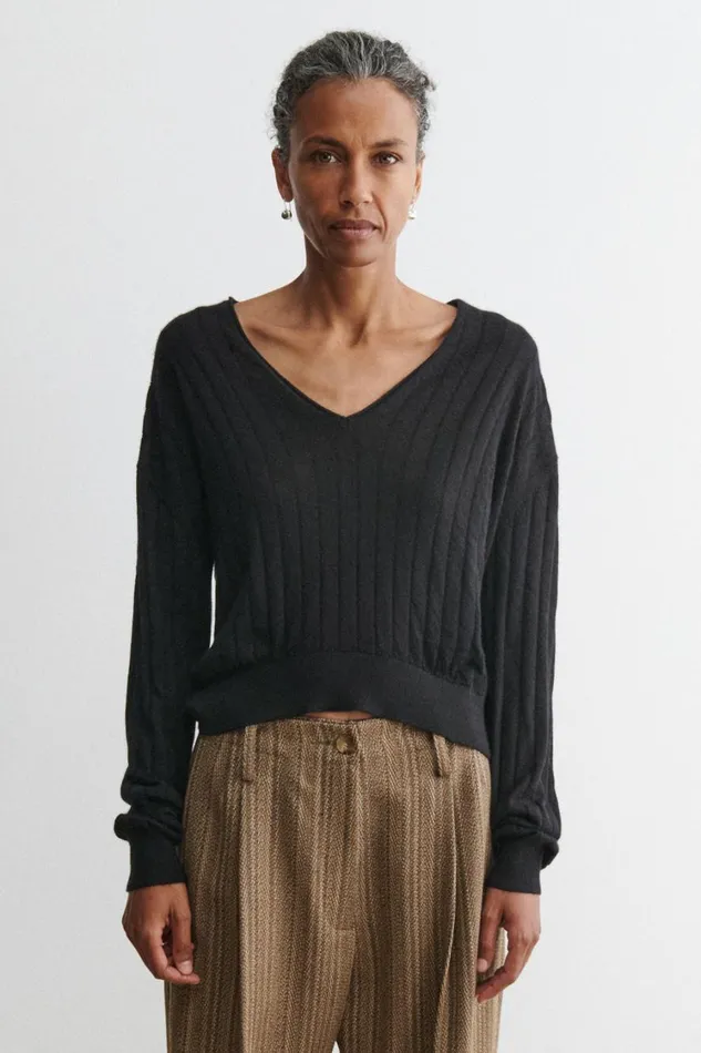 Rachel Comey Knits Women Amares Top Black Rachel Comey Knits Women Amares Top Black