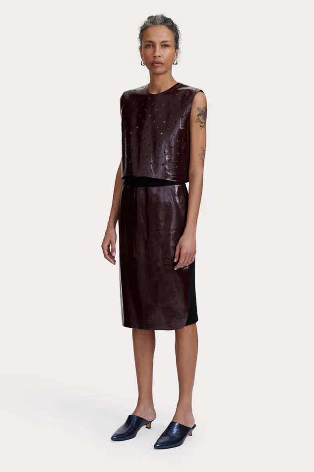 Rachel Comey Knits Women Halti Skirt Chestnut Rachel Comey Knits Women Halti Skirt Chestnut