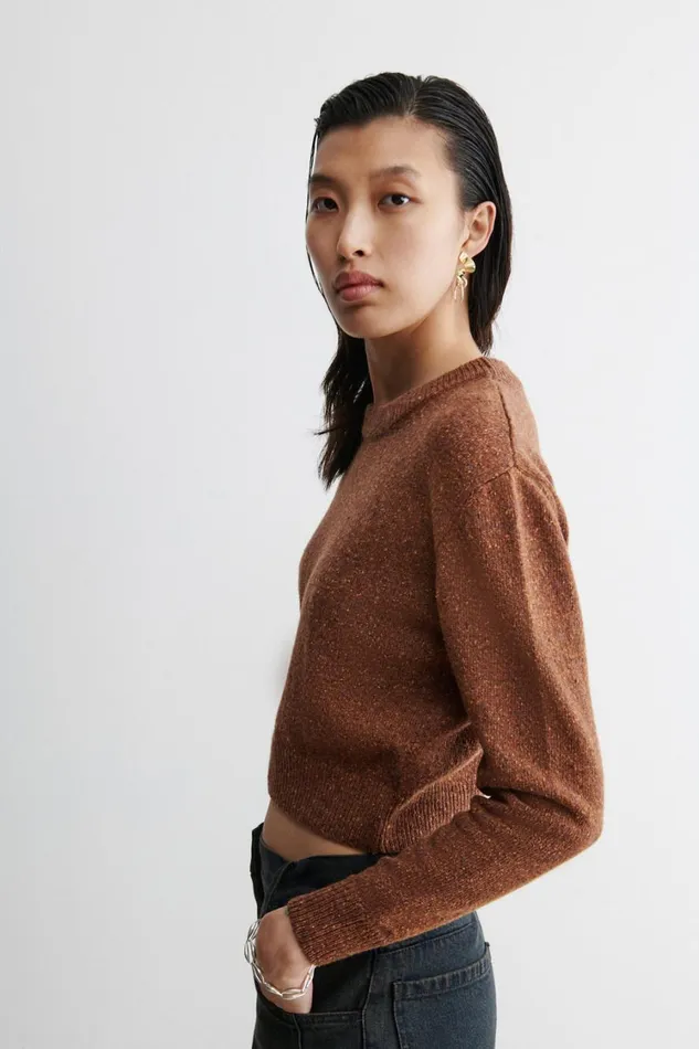 Rachel Comey Knits Women Kiera Crew Neck Brown Rachel Comey Knits Women Kiera Crew Neck Brown
