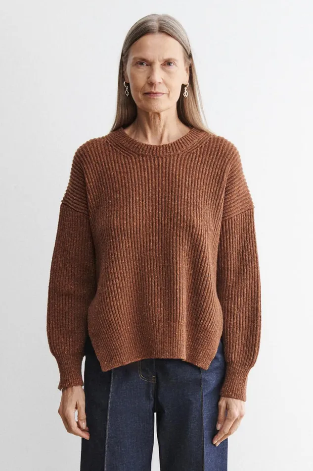 Rachel Comey Knits Women Kiera Crew Neck Brown Rachel Comey Knits Women Kiera Crew Neck Brown