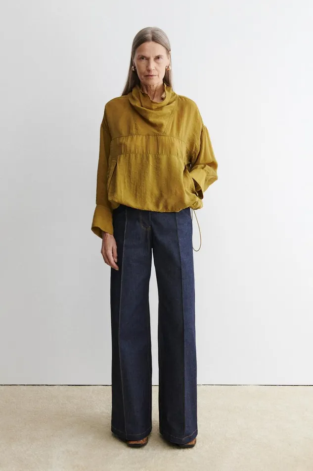 Rachel Comey Tops Women Camarra Top Mustard
