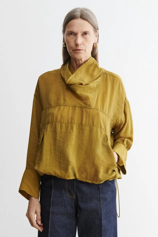 Rachel Comey Tops Women Camarra Top Mustard Rachel Comey Tops Women Camarra Top Mustard
