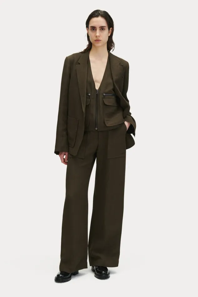Rachel Comey Tops Women Davi Vest Charcoal