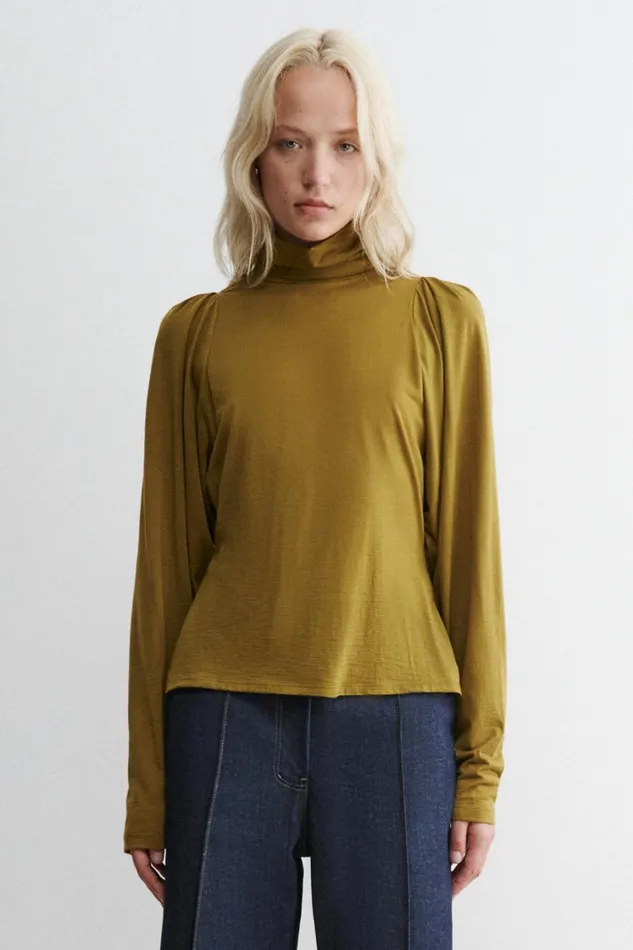Rachel Comey Tops Women Tender Top Olive Rachel Comey Tops Women Tender Top Olive