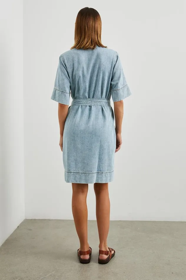 Rails Denim Women CHANCEY DRESS Faded Indigo