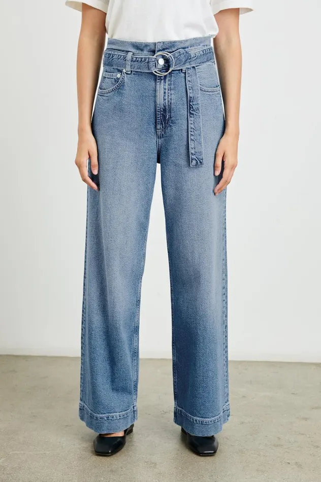 Rails Denim Women DESCANSO WIDE LEG Cadet Blue