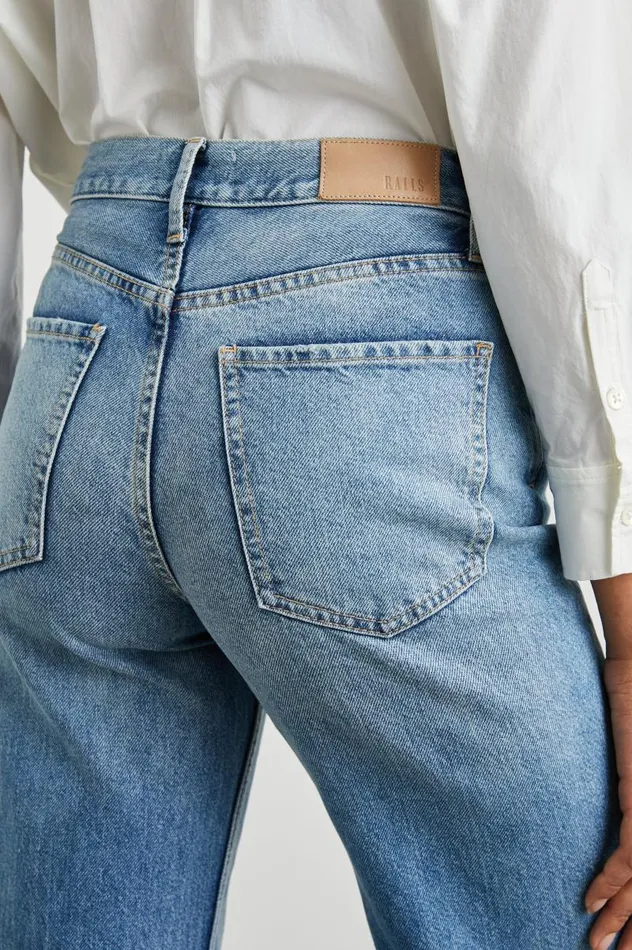 Rails Denim Women GETTY WIDE LEG Old Indigo