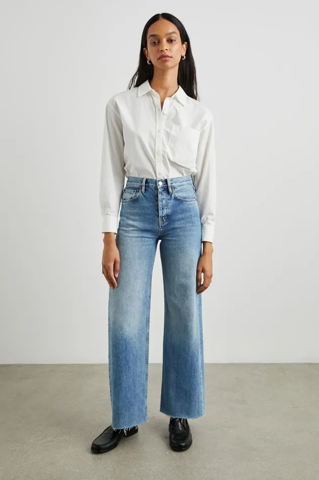 Rails Denim Women GETTY WIDE LEG Old Indigo