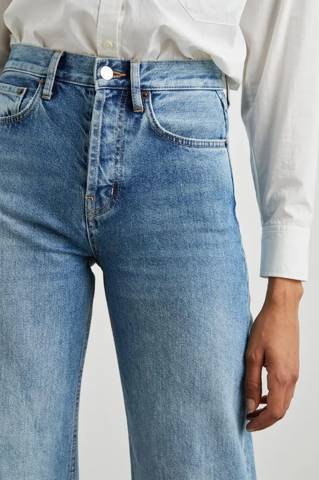 Rails Denim Women GETTY WIDE LEG Old Indigo