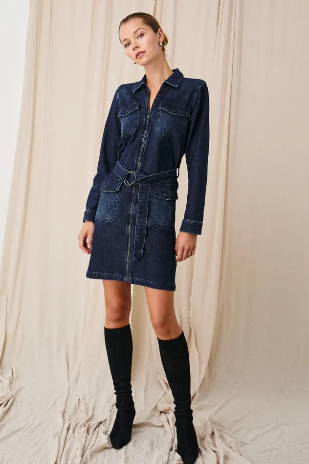 Rails Denim Women JEFFERSON DRESS Blue Moon