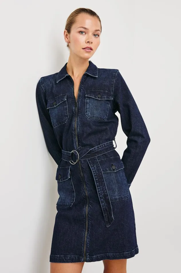 Rails Denim Women JEFFERSON DRESS Blue Moon