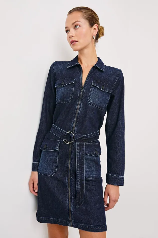 Rails Denim Women JEFFERSON DRESS Blue Moon