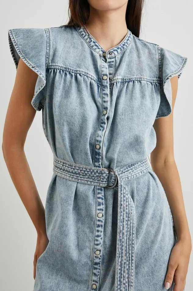 Rails Denim Women LETTA DRESS Faded Indigo