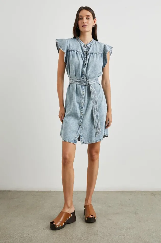 Rails Denim Women LETTA DRESS Faded Indigo