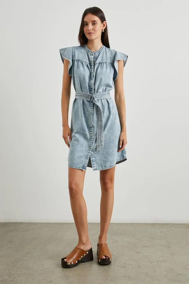 Rails Denim Women LETTA DRESS Faded Indigo