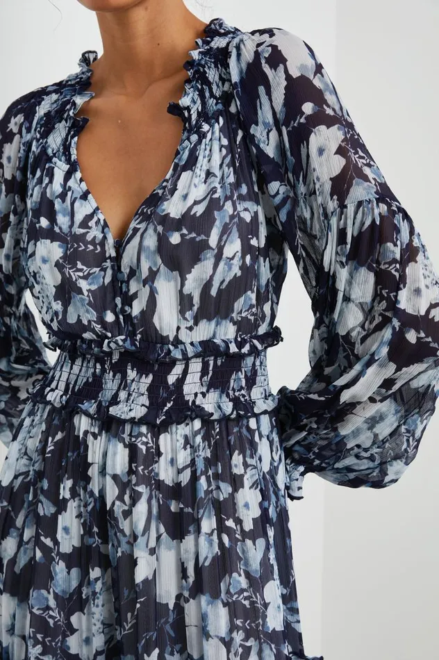 Rails Dresses and Rompers Women FREDERICA DRESS Indigo Blossoms