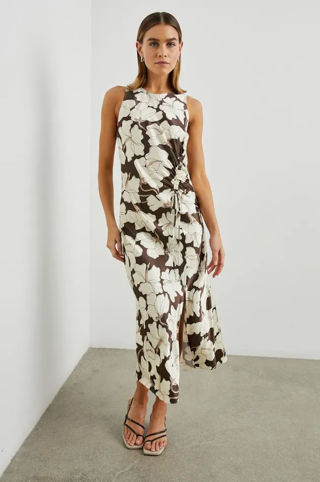 Rails Dresses and Rompers Women GABRIELLA DRESS Mocha Floral