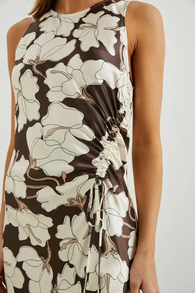 Rails Dresses and Rompers Women GABRIELLA DRESS Mocha Floral