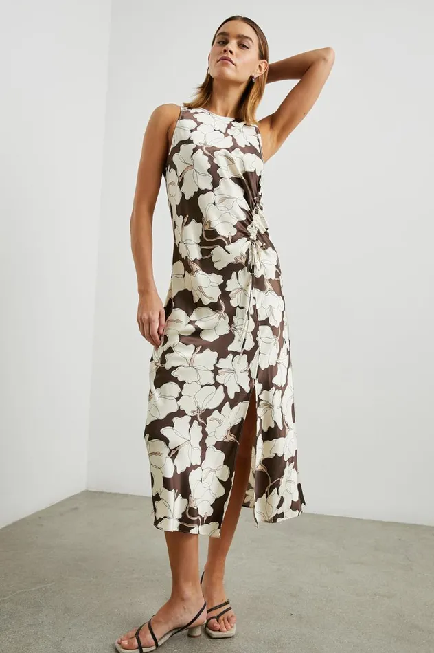 Rails Dresses and Rompers Women GABRIELLA DRESS Mocha Floral
