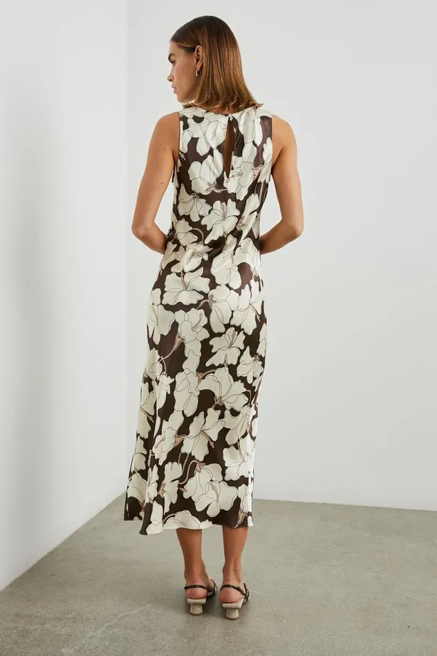 Rails Dresses and Rompers Women GABRIELLA DRESS Mocha Floral