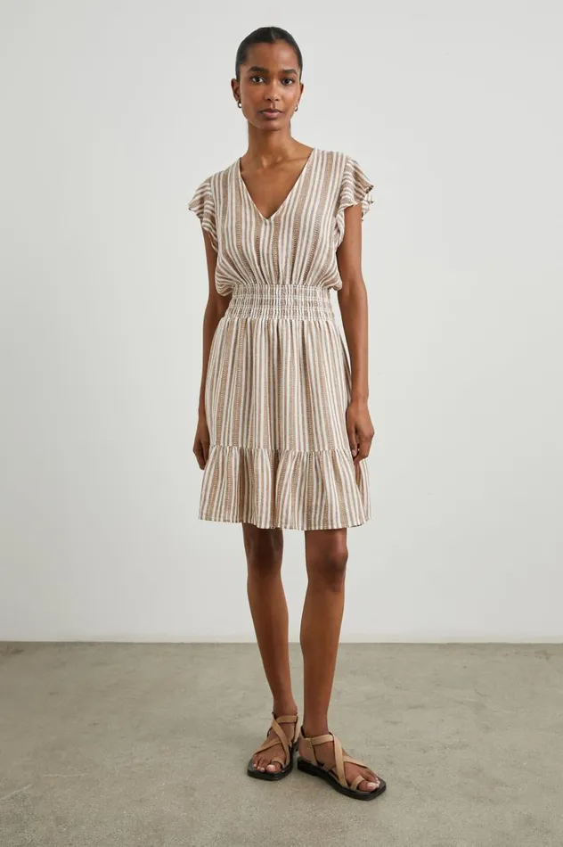 Rails Dresses and Rompers Women TARA DRESS Palo Santo Stripe