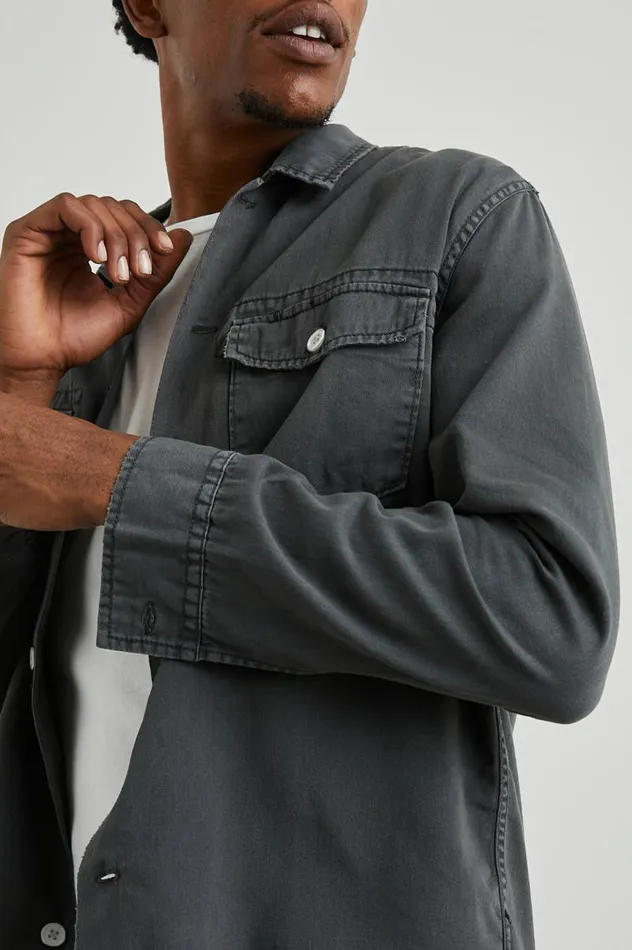 Rails Jackets and Coats Men KEROUAC SHIRT JACKET Charcoal