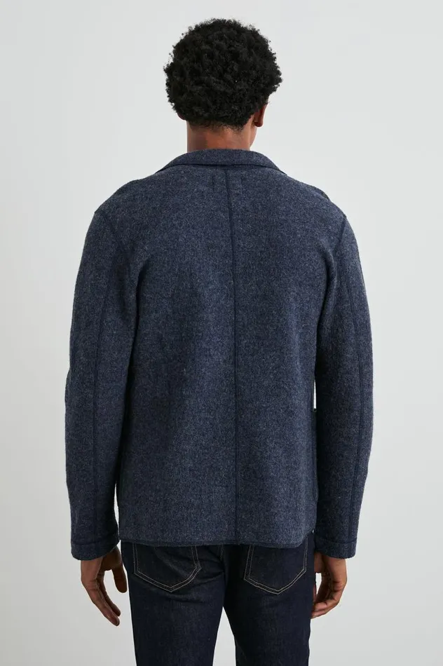 Rails Jackets and Coats Men PIERRE BLAZER Blue Melange