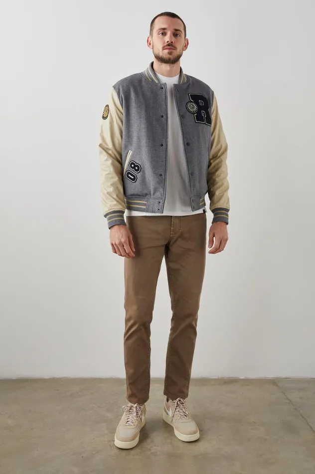 Rails Jackets and Coats Men STANLEY JACKET Heather Grey Dune