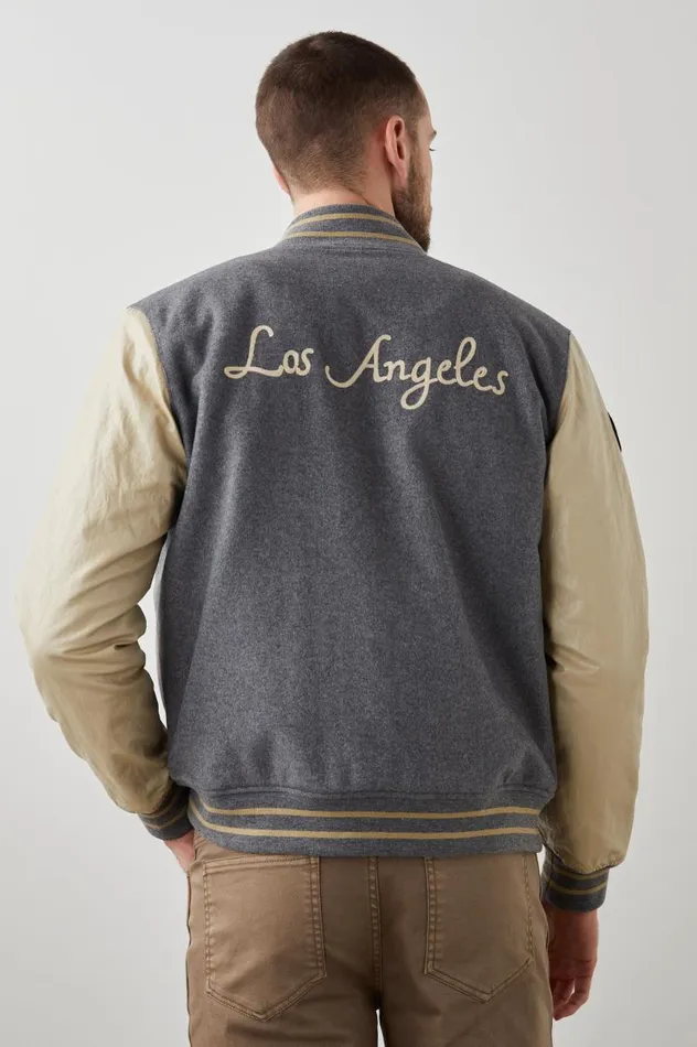 Rails Jackets and Coats Men STANLEY JACKET Heather Grey Dune