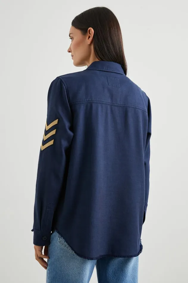 Rails Jackets and Coats Women LOREN SHIRT JACKET Navy