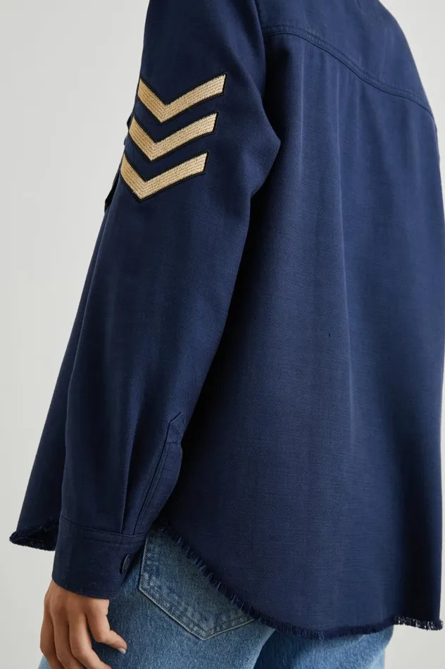 Rails Jackets and Coats Women LOREN SHIRT JACKET Navy