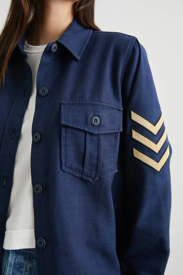Rails Jackets and Coats Women LOREN SHIRT JACKET Navy