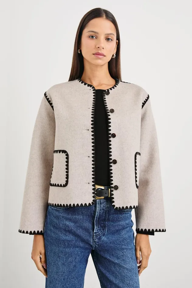 Rails Jackets and Coats Women MELANIE JACKET Oatmeal