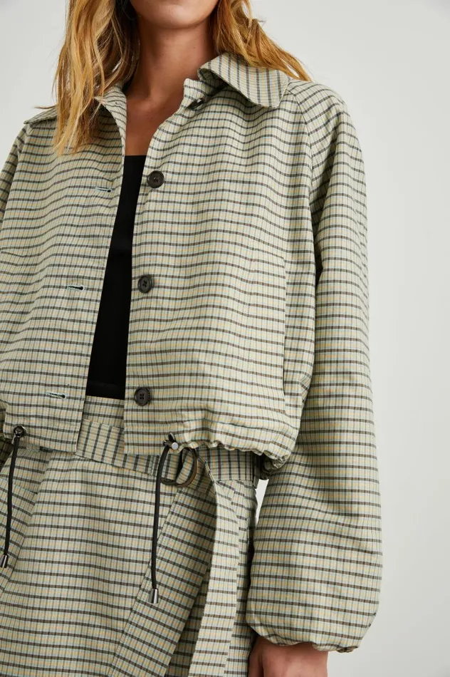 Rails Jackets and Coats Women NORTH JACKET Sage Mini Check