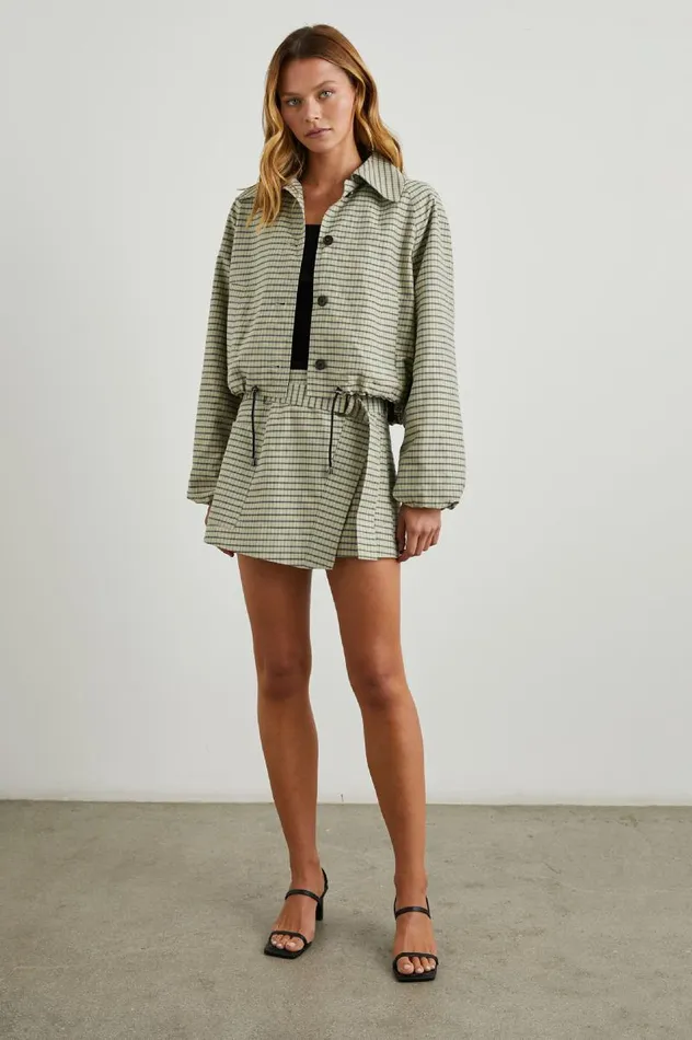 Rails Jackets and Coats Women NORTH JACKET Sage Mini Check