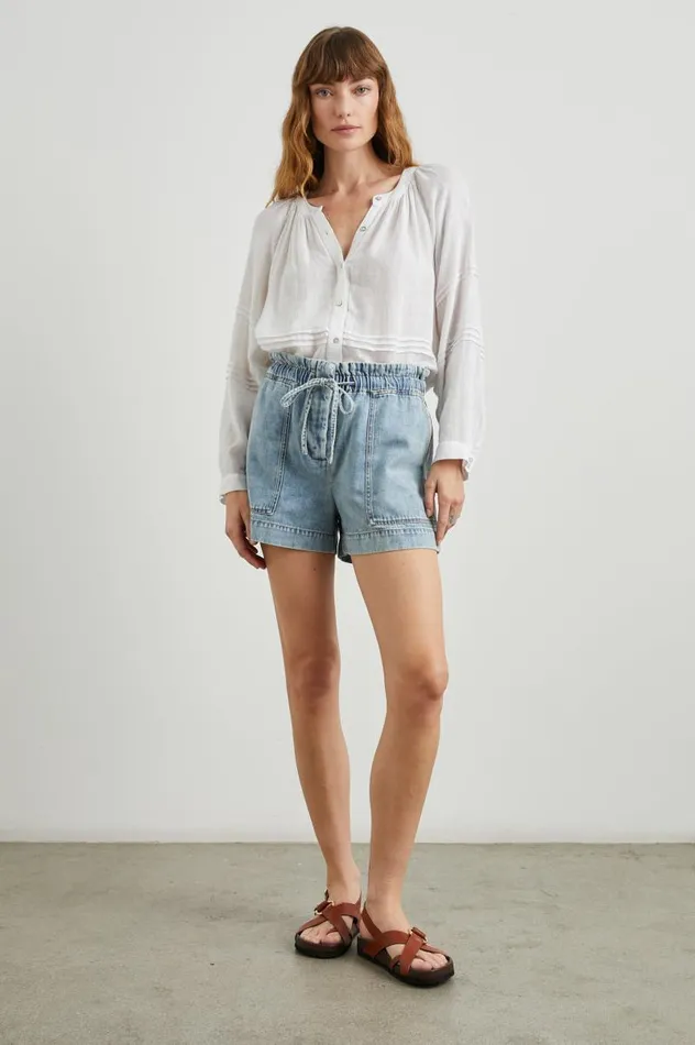 Rails Pants and Shorts Women FOSTER SHORT Faded Indigo
