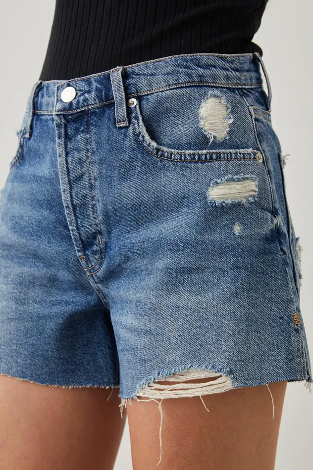 Rails Pants and Shorts Women ZUMA SHORT Vintage Sapphire Distress