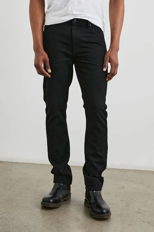 Rails Pants Men CLAYTON SLIM STRAIGHT Dark Black
