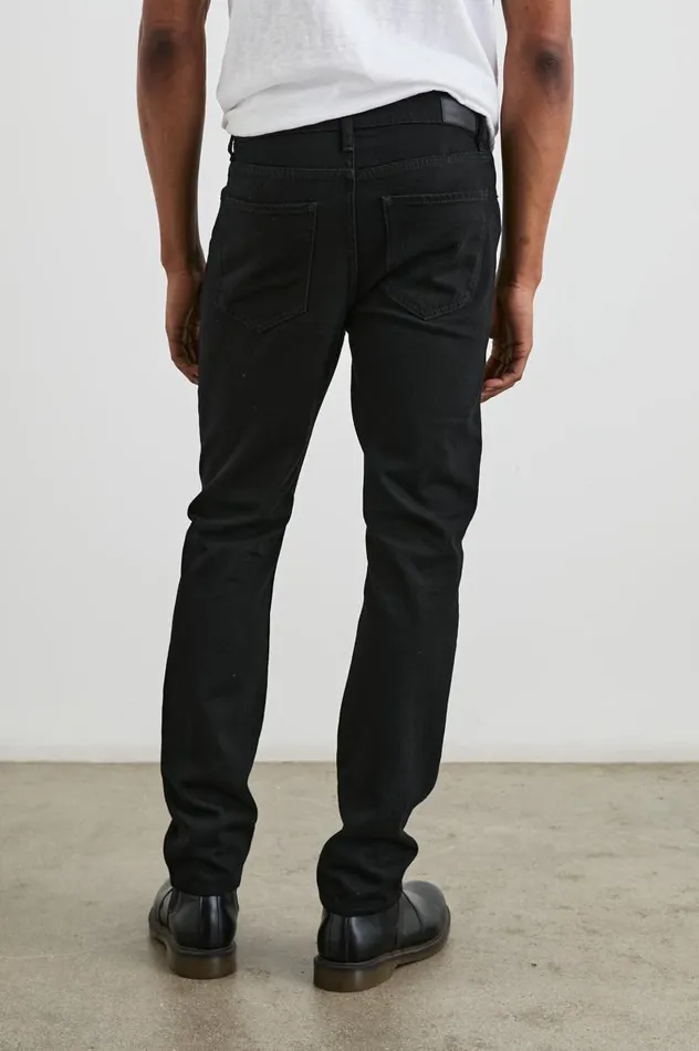 Rails Pants Men CLAYTON SLIM STRAIGHT Dark Black
