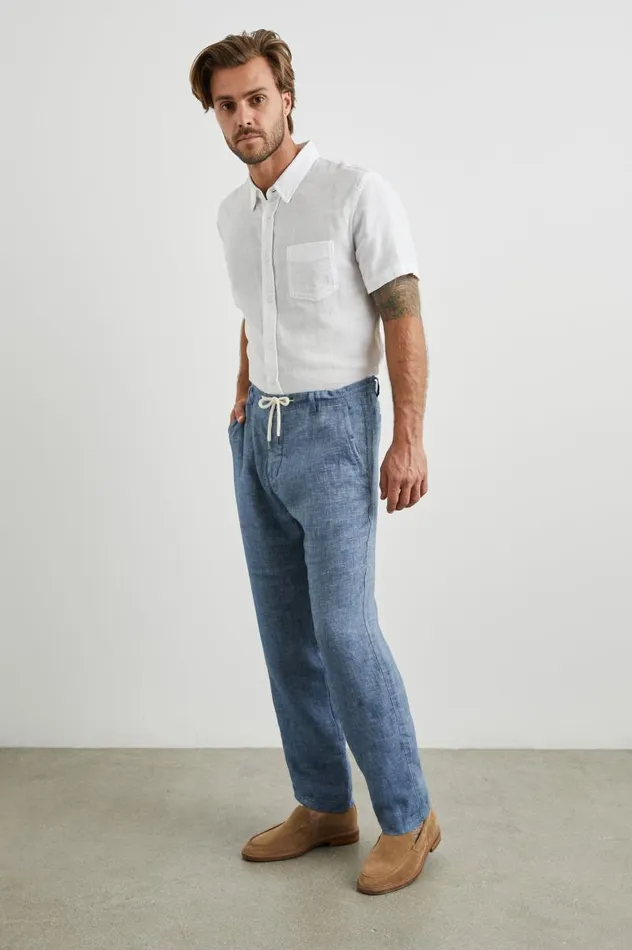 Rails Pants Men MERCER PANT Blue Mirage